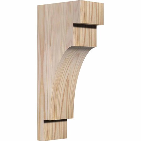 Ekena Millwork Mediterranean Smooth Corbel, Douglas Fir, 3 1/2"W x 6"D x 14"H COR04X06X14MED00SDF